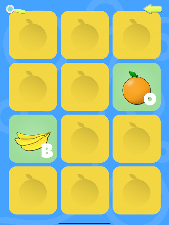 Memo  - Fruits & Vegetables на iPad