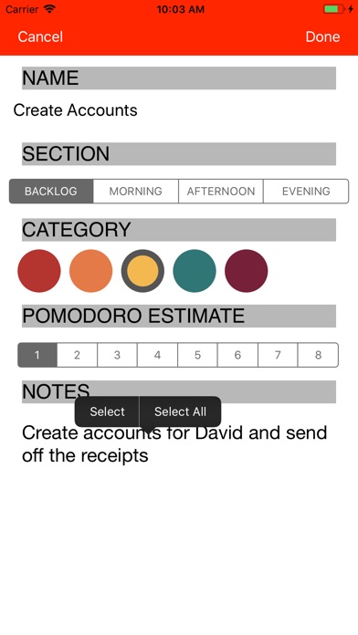 Calchua - Kanban and Timebox screenshot 3