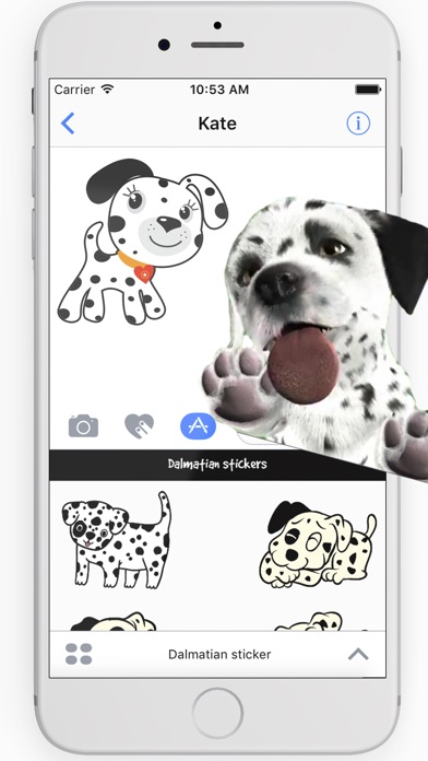 Dalmatian sticker dogs and puppies screenshot 2