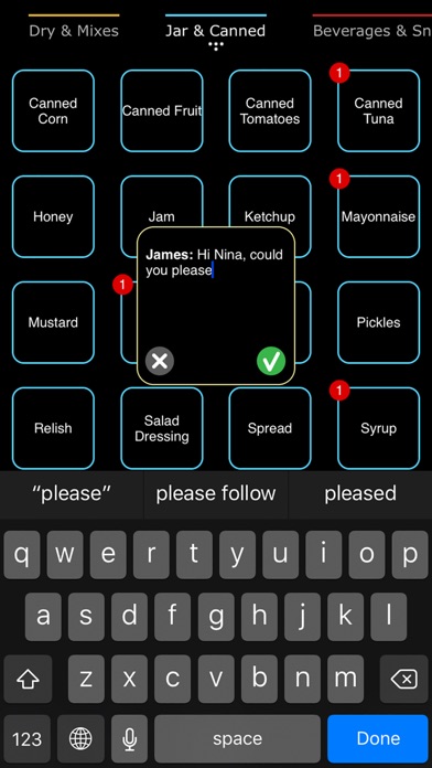grocery list app with calculator
