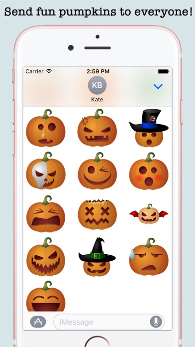 Pumpkin Halloween Emojis screenshot 3