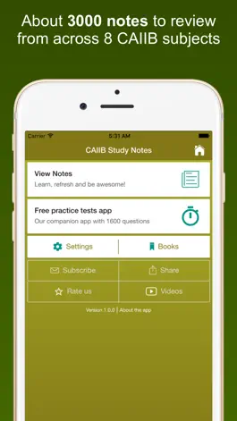 Game screenshot CAIIB Study Notes Lite mod apk