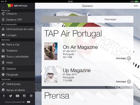 Air Portugal for iPad screenshot 4