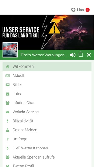 Tirol's Wetter Warnungen News(圖2)-速報App