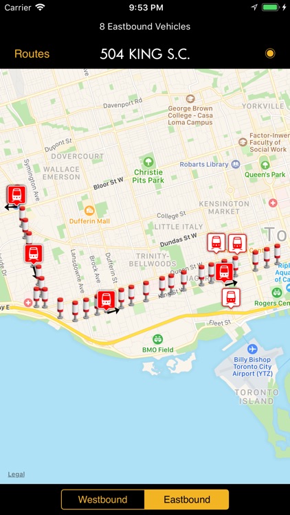 TTC Bus Map