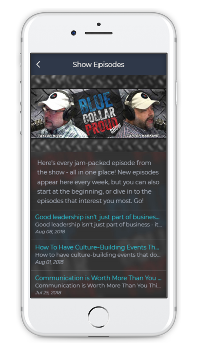 How to cancel & delete Blue Collar Proud Show from iphone & ipad 2