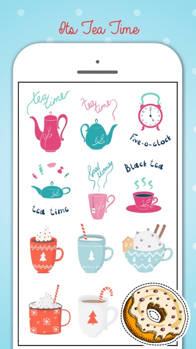 Tea Party Stickers Pack screenshot 3