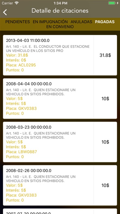 Multas de tránsito Ecuador screenshot 2