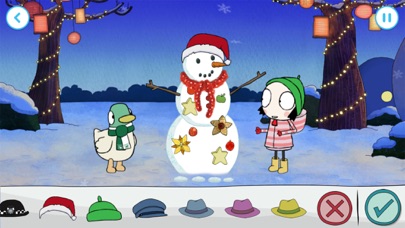 Sarah & Duck: Build a Snowman screenshot 4