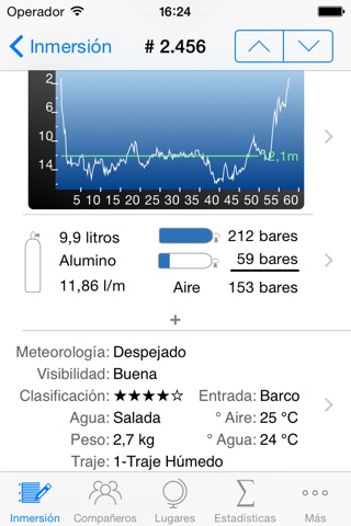 Dive Log screenshot 3