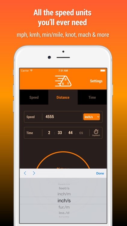 Speed Distance Time Calculator