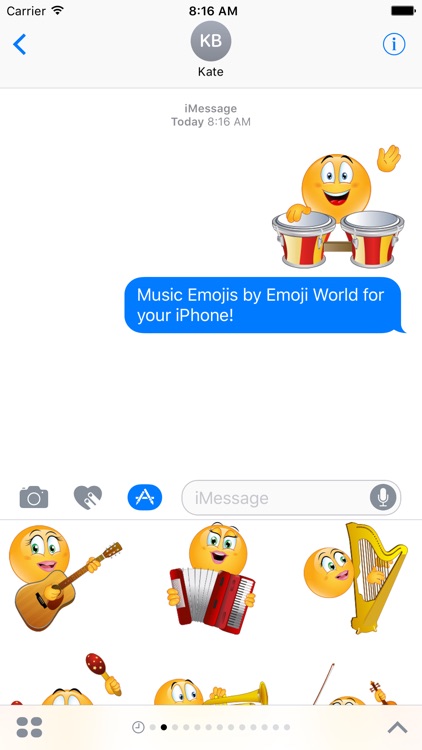 Music Emoji Stickers by Emoji World