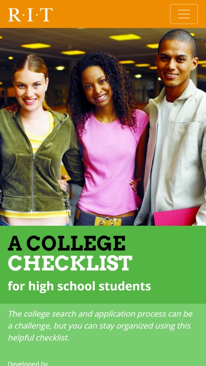 College Checklist