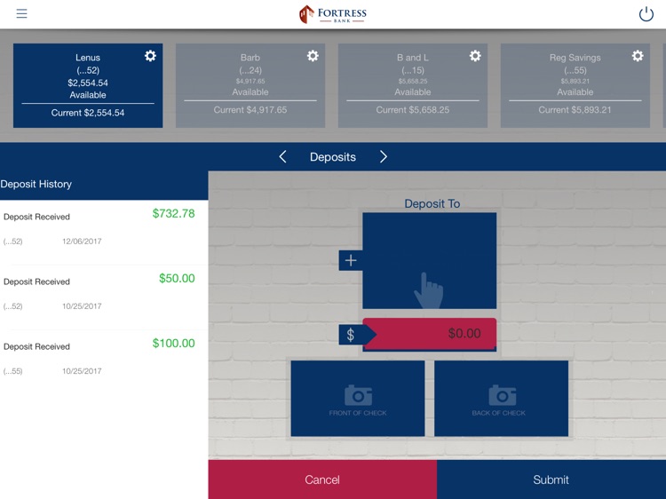Fortress Bank for iPad screenshot-3