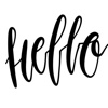 Hello Calligraphy! Stickers for iMessage