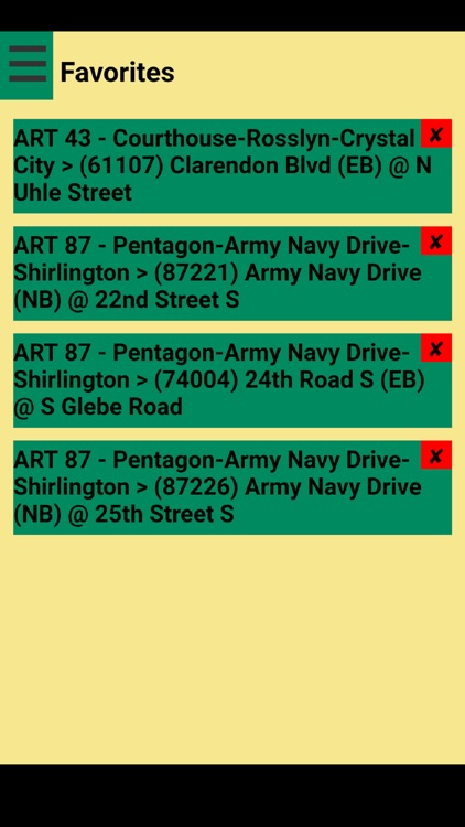 Arlington ART Bus Tracker