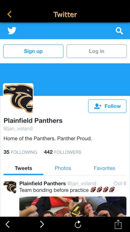 Plainfield Panthers Athletics