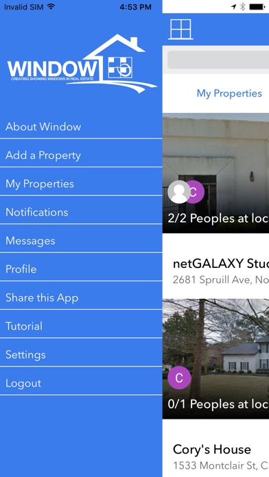 Window Showings App screenshot 2