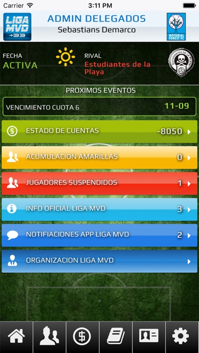Liga MVD - App Delegados screenshot 2
