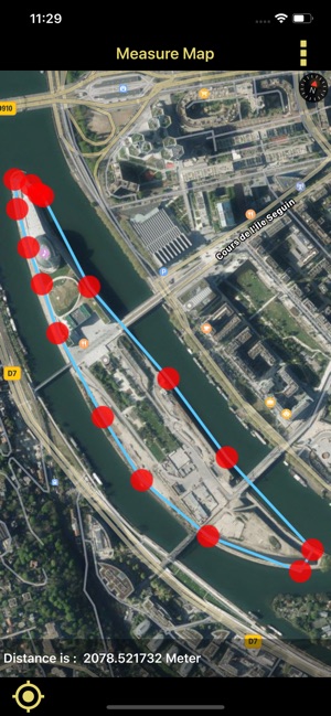 Distance & Area Measure On Map(圖4)-速報App