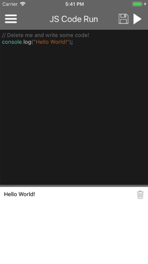 JS Code Run: JavaScript Editor(圖1)-速報App