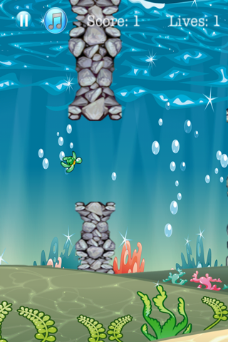 Flappy Turtle - Ocean Jump! screenshot 3