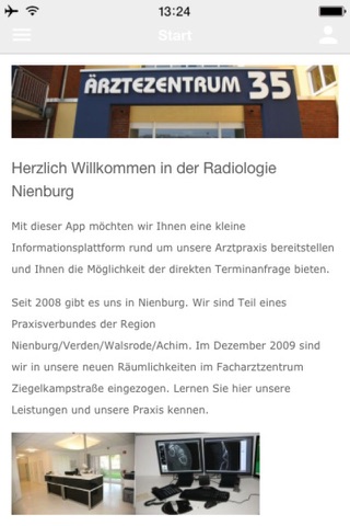 Radiologie Nienburg screenshot 2
