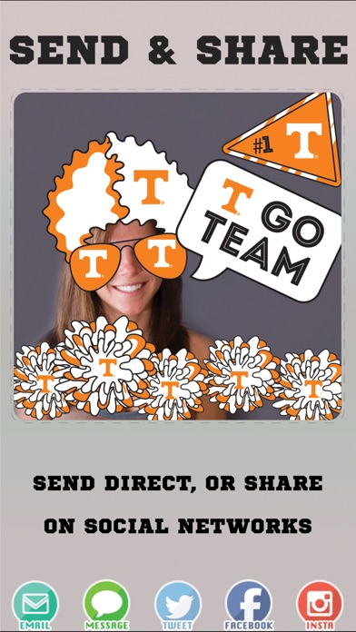 Tennessee Volunteers Selfie Stickers screenshot 4