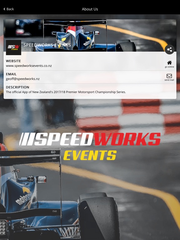iPad Image of Speedworks Events