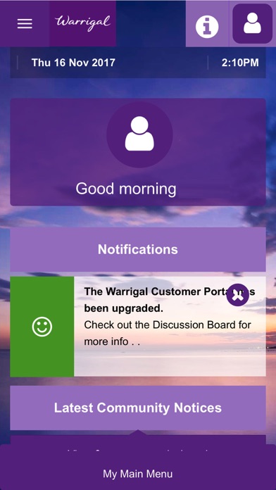 Warrigal Portal screenshot 2