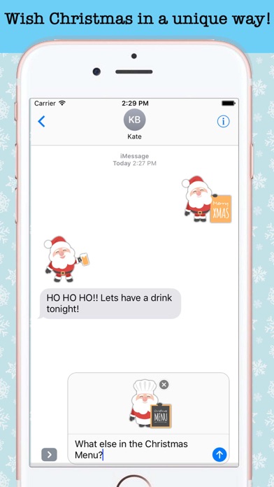 Christmas Santa Emoji Stickers screenshot 2