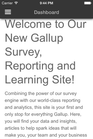 Gallup Access screenshot 2