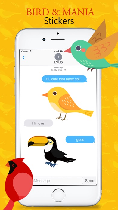 Stylish Bird Stickers screenshot 4