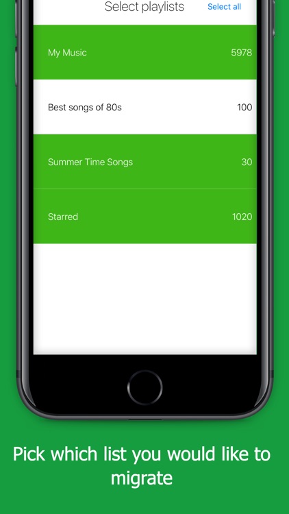 STAMP Transfer Music Playlists