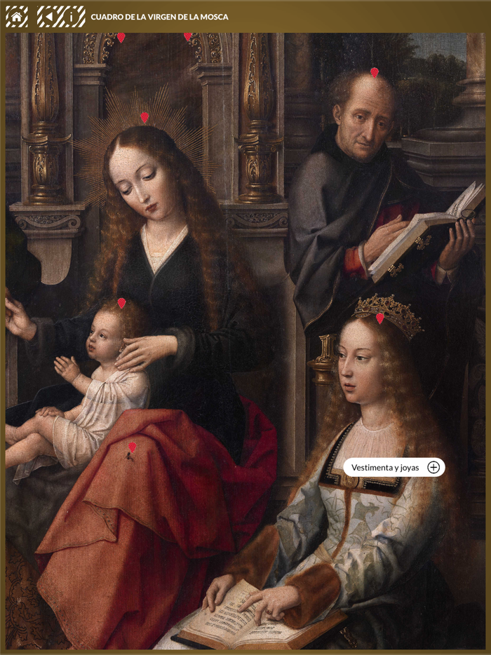 Cuadro de Virgen de la Mosca