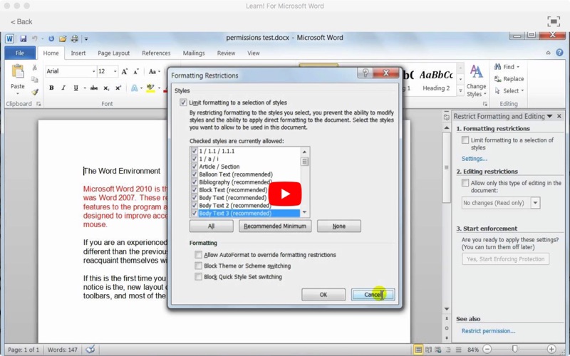 EZLearn! For Microsoft Word thumbnail 4
