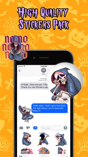 Halloween Skull Stickers Pack!(圖3)-速報App