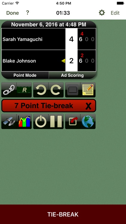 Tennis Score Tracker Basic