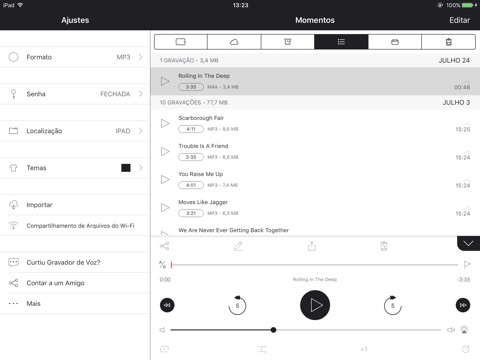 Voice Recorder HD + screenshot 2