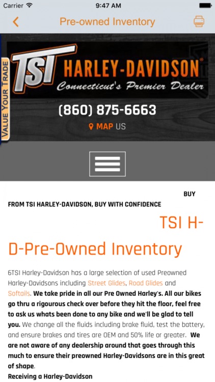 TSI Harley-Davidson screenshot-3