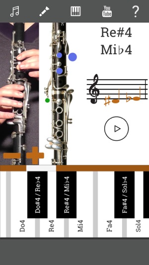 2D 指法-单簧管教学-单簧管教程
