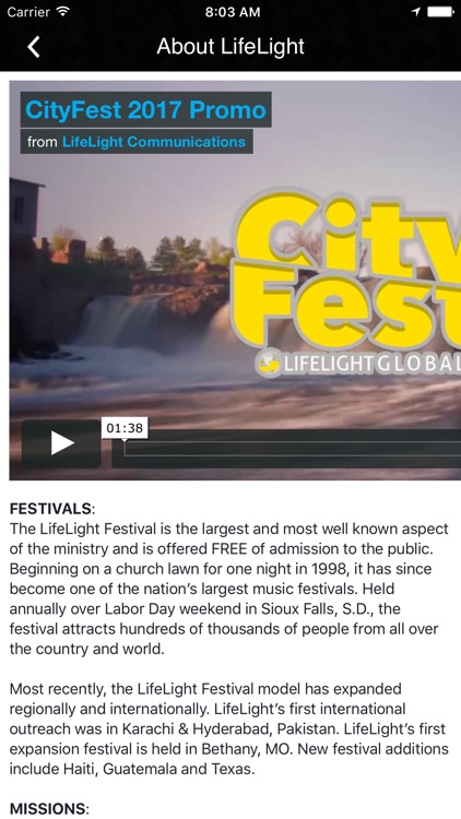 LifeLight CityFest