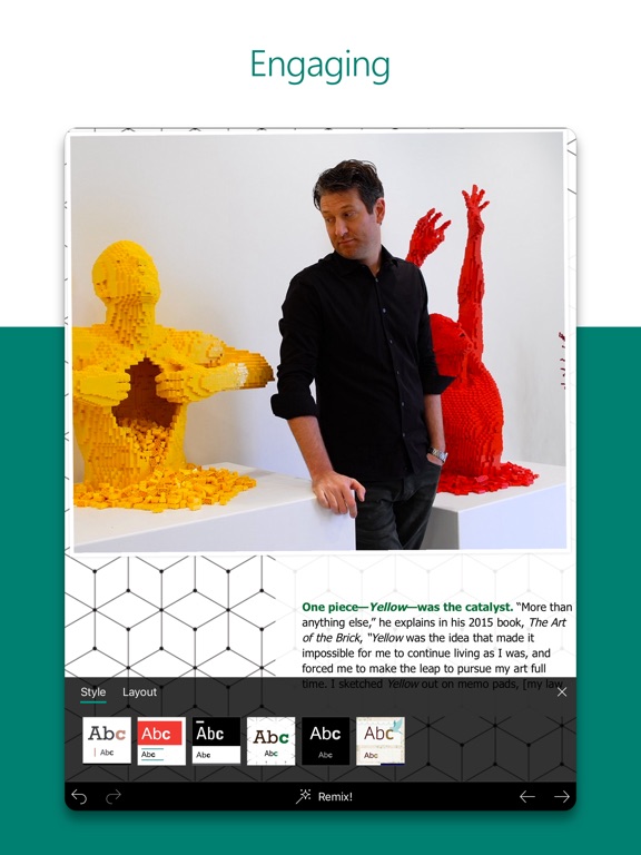 Microsoft Sway Screenshot