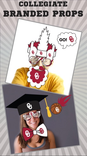 Oklahoma Sooners Pro Selfie Stickers(圖2)-速報App