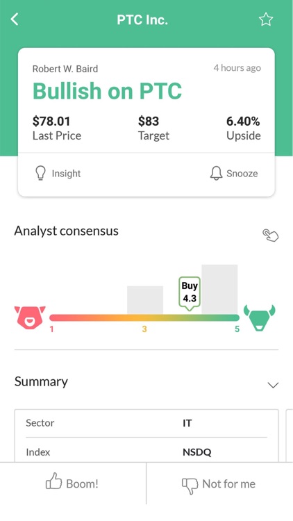 Benzinga Analyst Ideas
