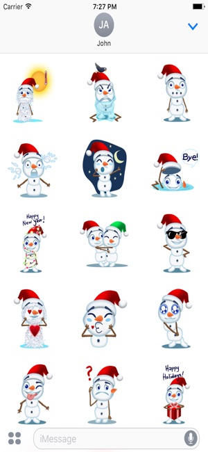 Snowman Sticker-fc(圖2)-速報App