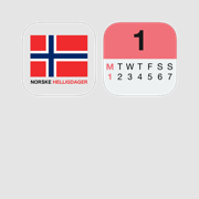 Norwegian holidays + week numbers with widget for iPhone and iPad