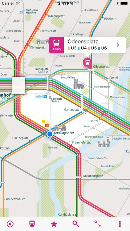 Munich Rail Map Lite