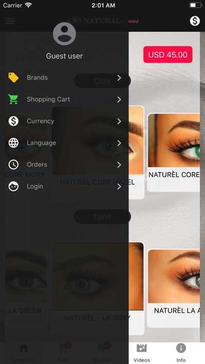 Contact Lenses App