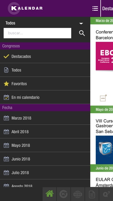 Kalendar App Congresos Médicos screenshot 3